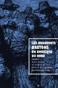 Couverture du livre Les Huguenots bretons en Amérique du Nord